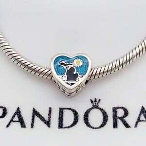 Pandora Michigan Exclusive Charm Bead S925 Sterling Silver Jewelry
